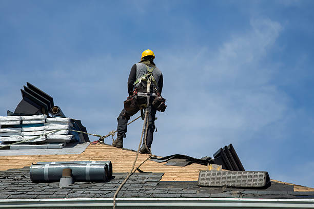 Professional Roofing technician working in Sandusky, MI